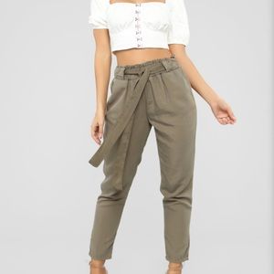 Note To Self-Tie Waist Pants